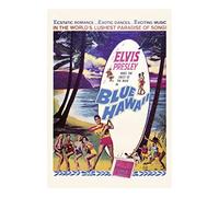 AQUARIUS Elvis Blue Hawaii 8 X 11.5 Tin Sign (nm)