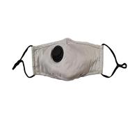 Aquarius Face Mask with Valve And 2 Filters - Grey