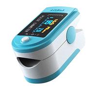 AQUARIUS Finger Pulse Oximeter Version 2, Blue - FDA Approved Blood Oxygen Saturation (SpO2) Monitor & Portable Heart Rate Tracker