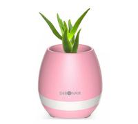 AQUARIUS Flower Pot Bluetooth Speaker Pink Wireless Home Office Bedroom Aquarius Pink