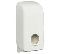 Aquarius Folded Toilet Tissue Dispenser 6946 - 1 x White Single Sheet Toilet Paper Dispenser