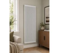 Aquarius Foundry Vertical 2 Column Radiator In White - 1500X515mm