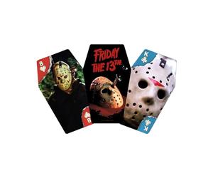 AQUARIUS Friday The 13th Premium Coffin Playing Cards - Themed Deck of Cards for Your Favorite Card Games - Officially LicensedFRIDAY The 13th Merchandise & Collectibles