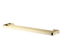 Aquarius Ft Double Towel Bar 600mm Brushed Brass