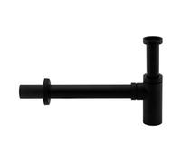 Aquarius Ft Round Modern Basin Bottle Trap Matt Black