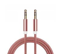 AQUARIUS FX Powabud Aux-In-Cable 3.5mm Braided, Rose Gold