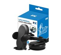 AQUARIUS FX Universal Car Phone Holder - Dashboard & Windscreen Mount, 360° Rotation, Strong Suction Cup, Adjustable Cradle for iPhone, Samsung & All Smartphones
