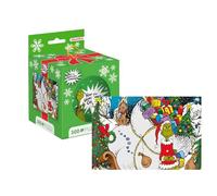 AQUARIUS Grinch Christmas 300 Piece Jigsaw Puzzle in Tin Globe (3.25 x 3.25) - Officially Licensed Dr Seuss Merchandise & Collectibles - Puzzle 8 x 6 Inches