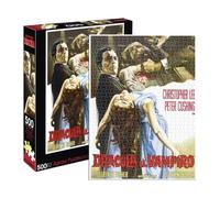 AQUARIUS Hammer Dracula Puzzle (500 Piece Jigsaw Puzzle) - Glare Free - Precision Fit - Virtually No Puzzle Dust - Officially Licensed Hammer Dracula Merchandise & Collectibles - 14x19 Inches