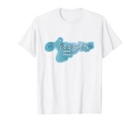 Aquarius Horoscope Dreamy Aesthetic Aqua Blue Teal Zodiac Value Graphic T-Shirt, Men, White, M