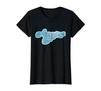 Aquarius Horoscope Dreamy Aesthetic Aqua Blue Teal Zodiac Value Graphic T-Shirt, Women, Black, S