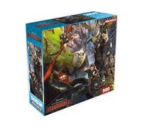 AQUARIUS How to Train Your Dragon 500pc Puzzle (500 Piece Jigsaw Puzzle) - Glare Free - Precision Fit - Officially Licensed How to Train Your Dragon Merchandise & Collectibles - 16x20 inches