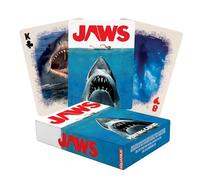 AQUARIUS Jaws Playing Cards - Jaws Themed Deck of Cards for Your Favorite Card Games - Officially Licensed Jaws Merchandise & Collectibles, 2.5 x 3.5
