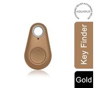 Aquarius Key Finder Anti-Lost Alarm with GPS Last Location Finder, Gold
