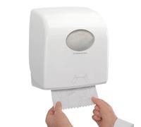 AQUARIUS 7375 Hand Towel Dispenser Plastic Lockable Manual White