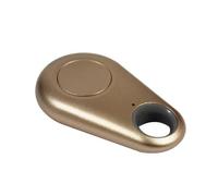 AQUARIUS Last Location Finder GPS Tracker Key Finder with Wireless Sensor and Anti-Theft Alarm, Bluetooth Connectivity Wireless Key Ring, Gold