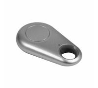 AQUARIUS Last Location Finder GPS Tracker Key Finder with Wireless Sensor and Anti-Theft Alarm, Bluetooth Connectivity Wireless Key Ring, Silver
