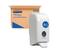 Aquarius Manual Hand Cleanser Dispenser for 1L Refills White 6948