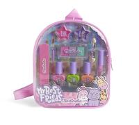 AQUARIUS Martinelia Best Friends Backpack, Girls Cosmetic Set with Kids Nail Polish, Lip Gloss and Powder, Perfect Kids Cosmetic Bag