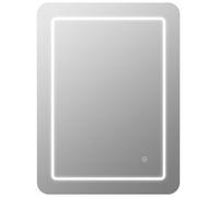 AQUARIUS Muse 500 x 700mm Rectangle Front-Lit LED Mirror in Clear Aquarius Clear