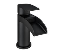 Aquarius Niagara Waterfall Basin Mono Tap Inc Waste Black Aq791015