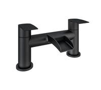 Aquarius Niagara Waterfall Bath Filler Tap Black Aq791018
