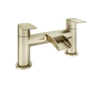 Aquarius Niagara Waterfall Bath Filler Tap Brushed Brass Aq791019