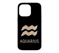 Aquarius Paperfolding Zodiac Graphic Case for iPhone 14 Pro Max