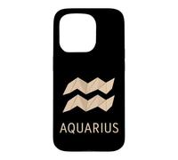 Aquarius Paperfolding Zodiac Graphic Case for iPhone 15 Pro