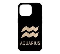 Aquarius Paperfolding Zodiac Graphic Case for iPhone 16 Pro