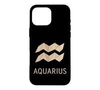 Aquarius Paperfolding Zodiac Graphic Case for iPhone 16 Pro Max