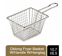 Aquarius Pms Mini Oblong Fryer Basket With Handle