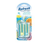 Aquarius Refresh Car Freshener - Citrus Sparkle & Summer Splash, 4Pk