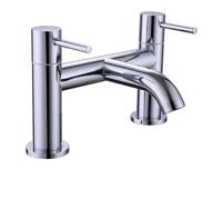 AQUARIUS RF-Series Bath Filler Mixer Tap in Silver Aquarius Silver