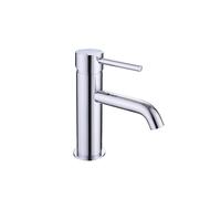 AQUARIUS RF-Series Cold Start Mono Basin Mixer Tap inc Waste in Silver Aquarius Silver
