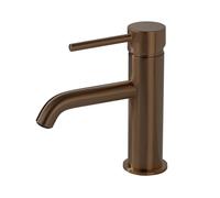 AQUARIUS RF-Series Mini Mono Basin Mixer Tap inc Waste in Bronze Aquarius Bronze