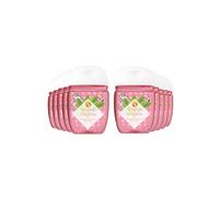 AQUARIUS Scented Antibacterial Pocket Hand Sanitiser Gel 29ml 10 Pack in Pink Aquarius Pink