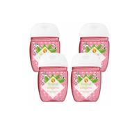AQUARIUS Scented Antibacterial Pocket Hand Sanitiser Gel 29ml 4 Pack in Pink Aquarius Pink