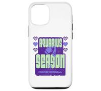 Aquarius Season Cosmic Zodiac Text Design Case for iPhone 12/12 Pro