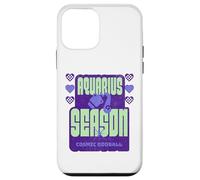 Aquarius Season Cosmic Zodiac Text Design Case for iPhone 12 mini