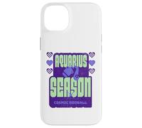 Aquarius Season Cosmic Zodiac Text Design Case for iPhone 14 Plus