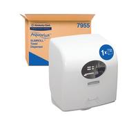 Aquarius Slimroll Rolled Hand Towel Dispenser White 7955