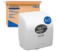 Aquarius Slimroll White Rolled Paper Hand Towel Dispenser 7955 1 Dispenser