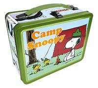 AQUARIUS Snoopy Beagle Scouts Fun Box - Sturdy Tin Storage Box with Plastic Handle & Embossed Front Cover - Officially Licensed PeanutsMerchandise & Collectible Gift