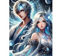 Aquarius Soulmates: A Zodiac Notebook for Visionaries and Free Spirits: 100 Lined Pages | Futuristic Aquarius-Themed Couple Cover | Ideal for Journaling, Studying, and Creative Exploration