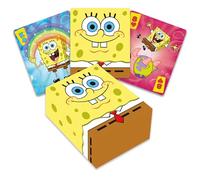 AQUARIUS Spongebob Premium Playing Cards - Spongebob Themed Deck of Cards for Your Favorite Card Games - Officially Licensed Spongebob Merchandise & Collectibles