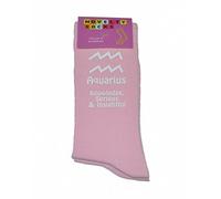 Aquarius Star Sign with meanings Pink Ladies Socks January & February Birthdays