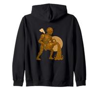 Aquarius Steampunk Zodiac Waterbearer Gear Zip Hoodie