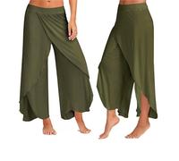 Super Soft Modal Spandex Yoga Pants - Green / Small
