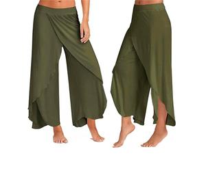 AQUARIUS Super Soft Rayon Spandex Harem Style Yoga Pants Suitable for Workout, Dance or Lounge Trousers Open Leg Designed Breathable Pilates Pants for Women
